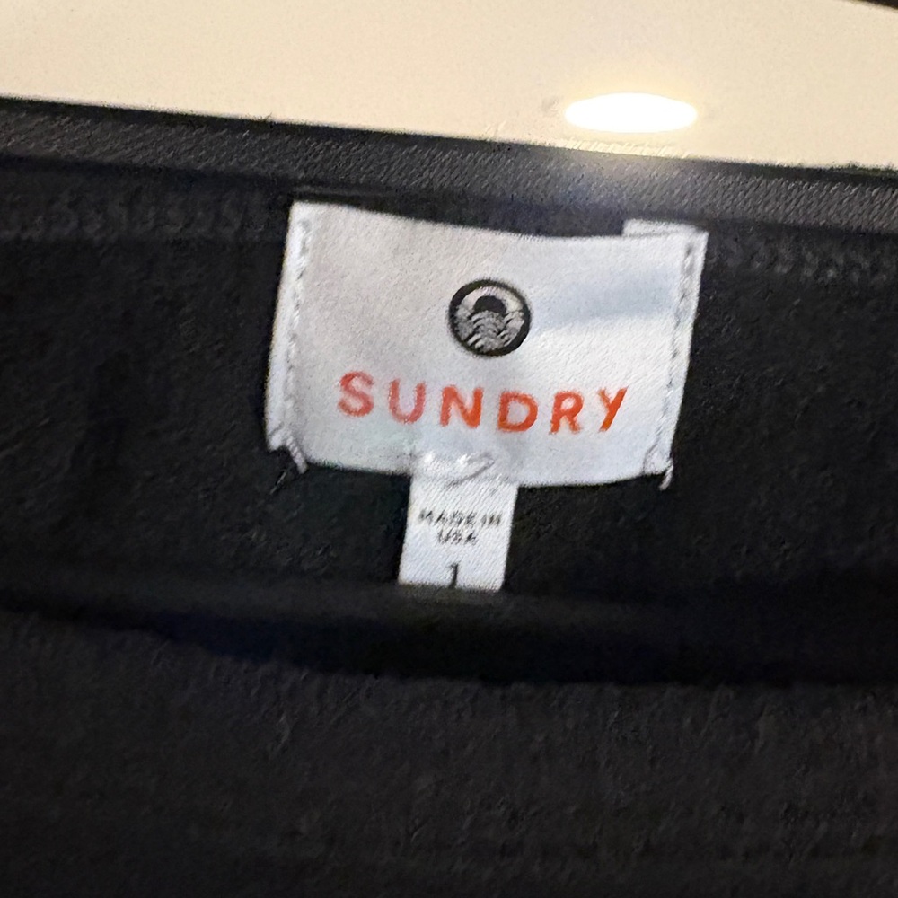 Sundry Monochrome Tie-Dye Sweatshirt - Picture 3 of 3